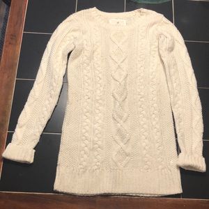 cable knit sweater dress